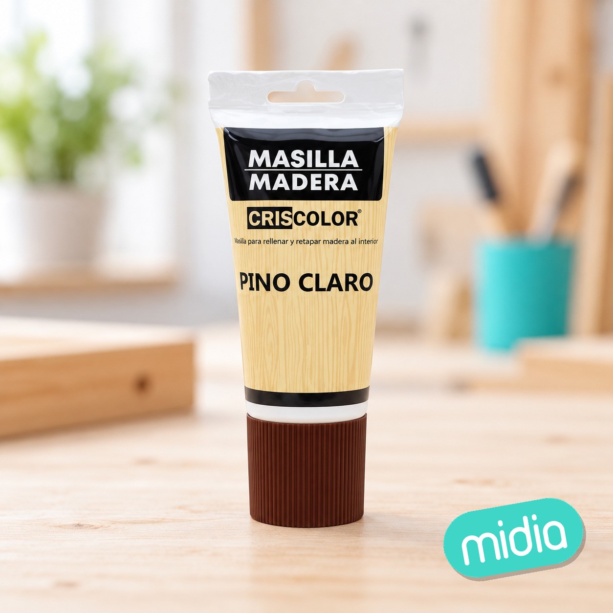 [brico b-23] brico masilla madera pino claro 150g
