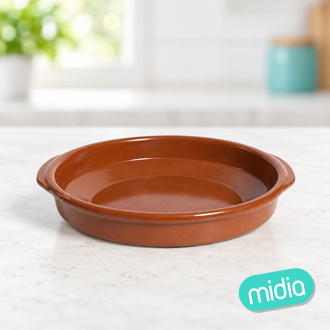 Cazuela redonda 24cm c/asas