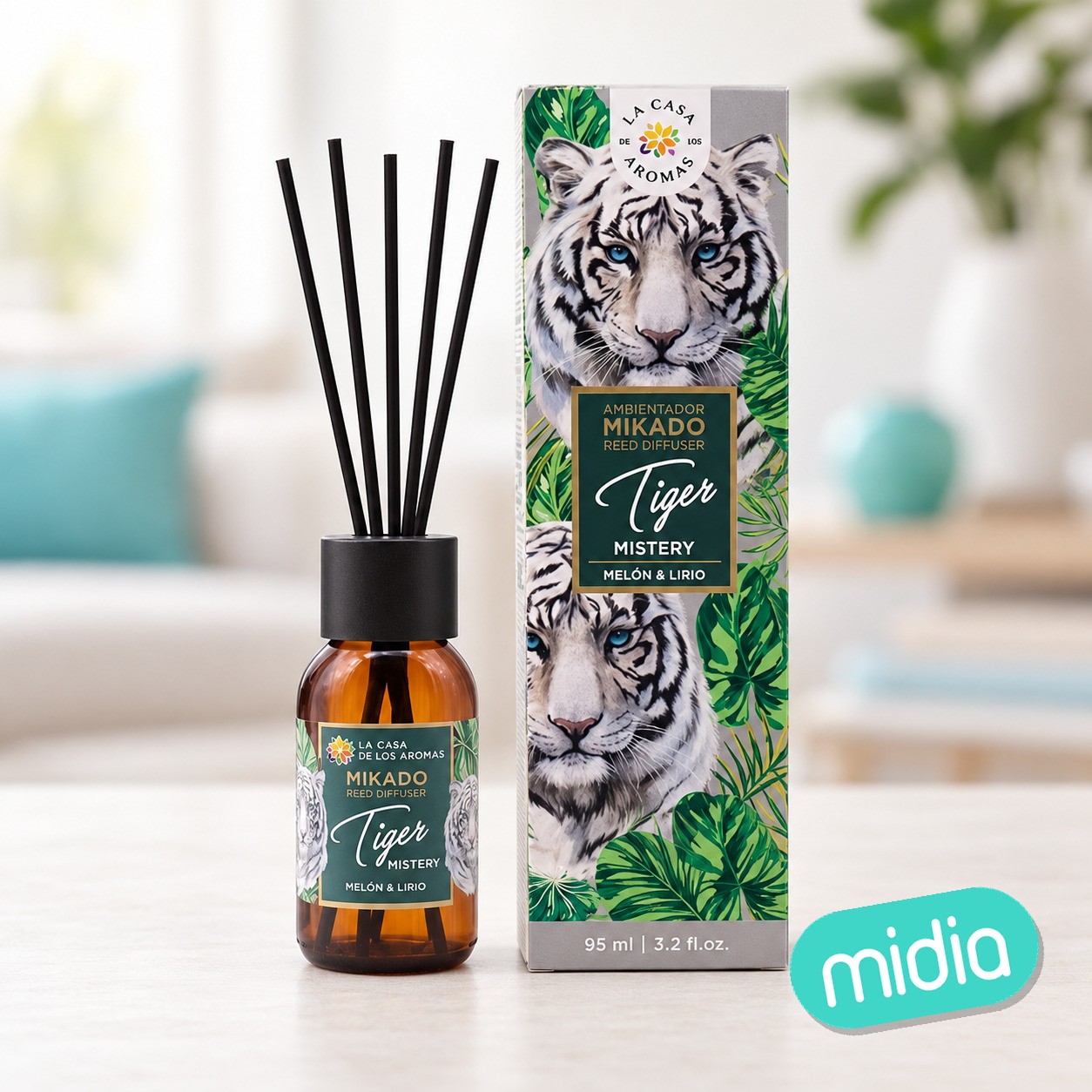 (12) mikado wild safari tiger mistery 95ml