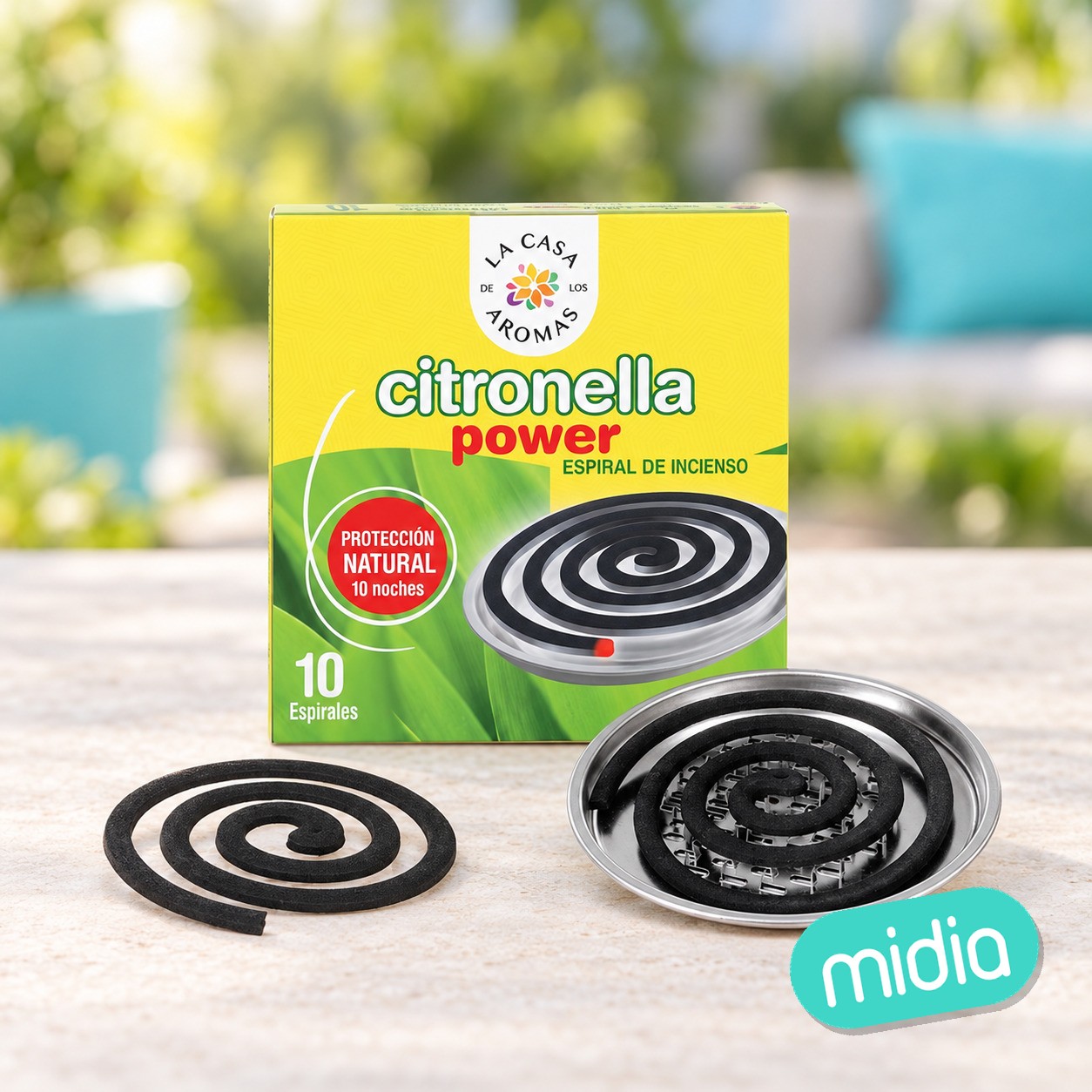 Exp.8 pack.10 espirales de citronela