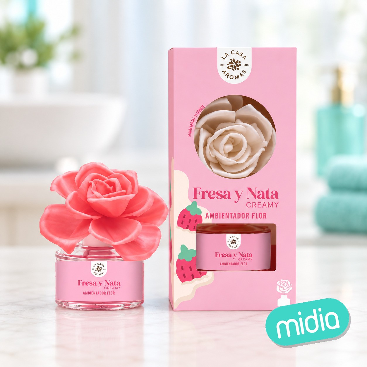 (9) amb mikado flor fresa & nata 65ml casa aromas