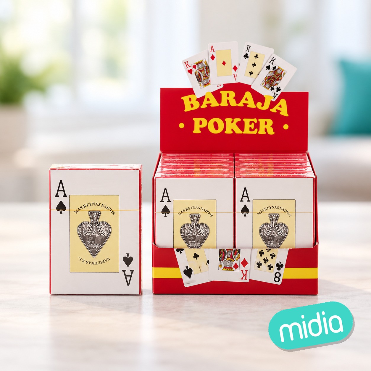 Baraja poker c/carton