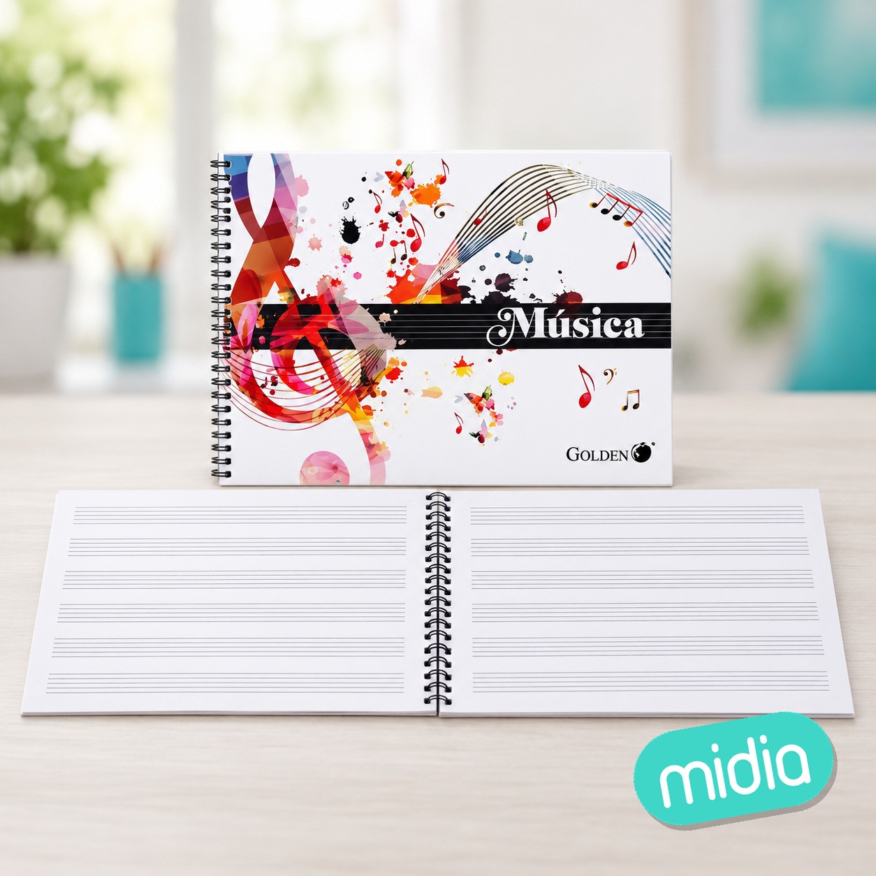 Golden cuaderno de musica