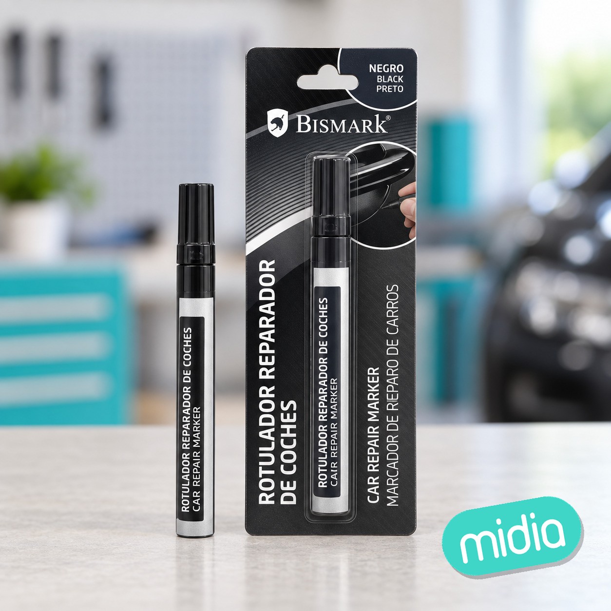 Rotulador coche bismark color negro