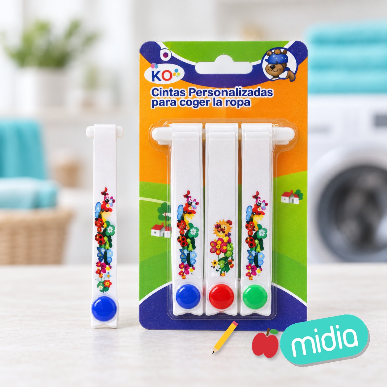 Cintas cuelga-ropa personalizables 3 und
