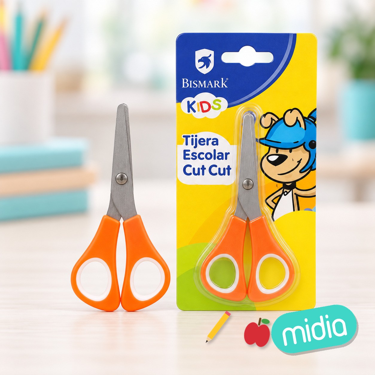 Tijera escolar bismark kids cut-cut 5.25.