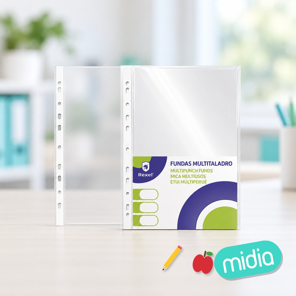 Pp funda mult. a4 set 10 cristal 0.08mm. bismark