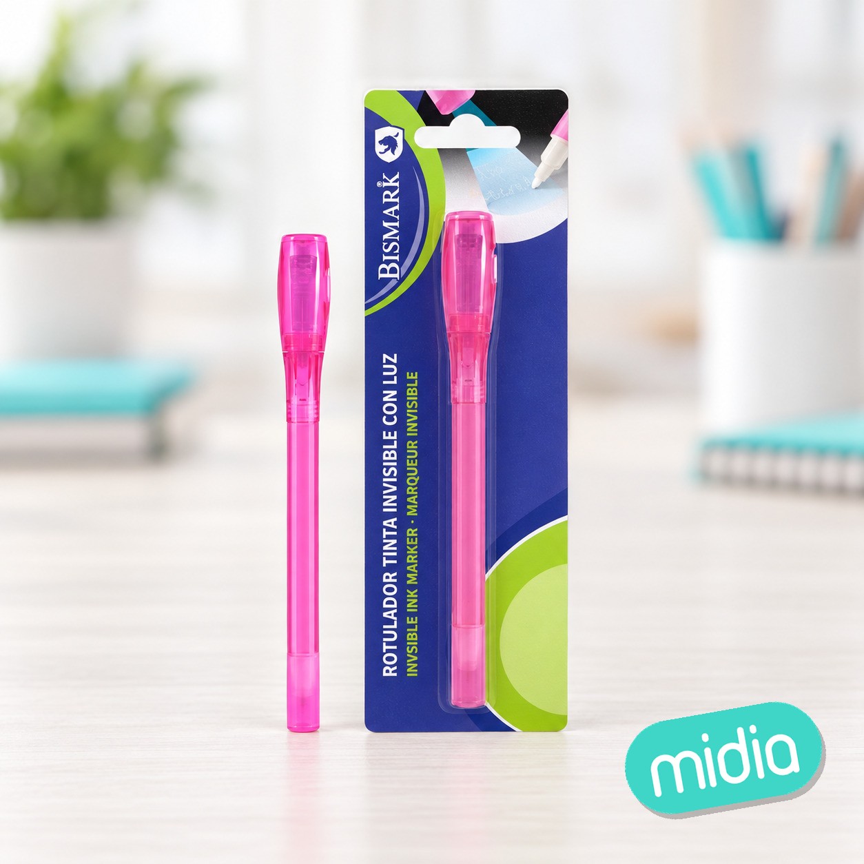 Boligrafo tinta invisible doble punta