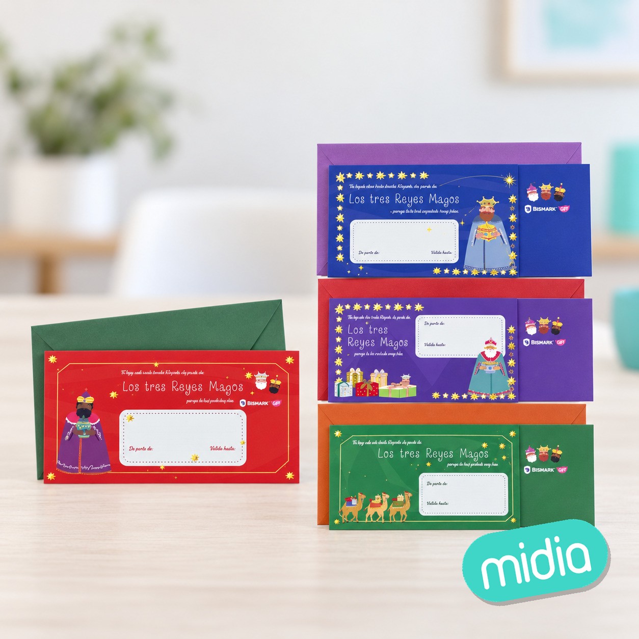 Vale regalo reyes magos con sobre