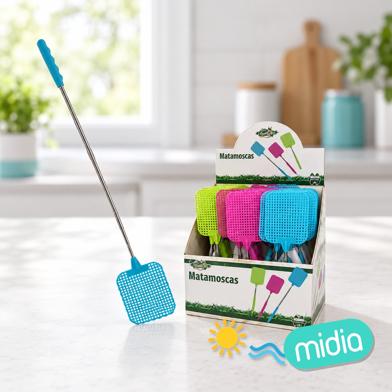 Matamoscas extensible 26-72cm - 3std