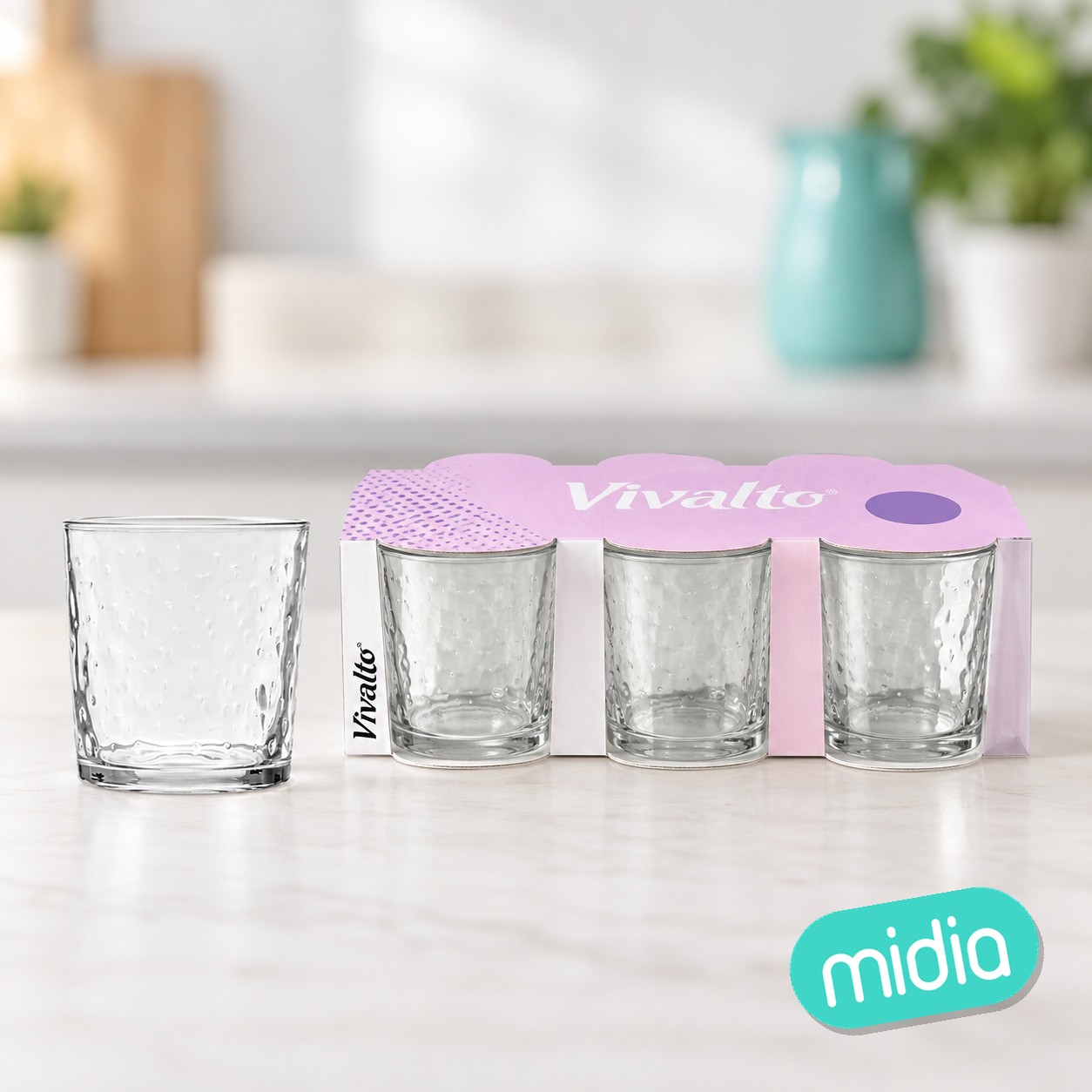 Set 6 vasos 265ml puntos nilo