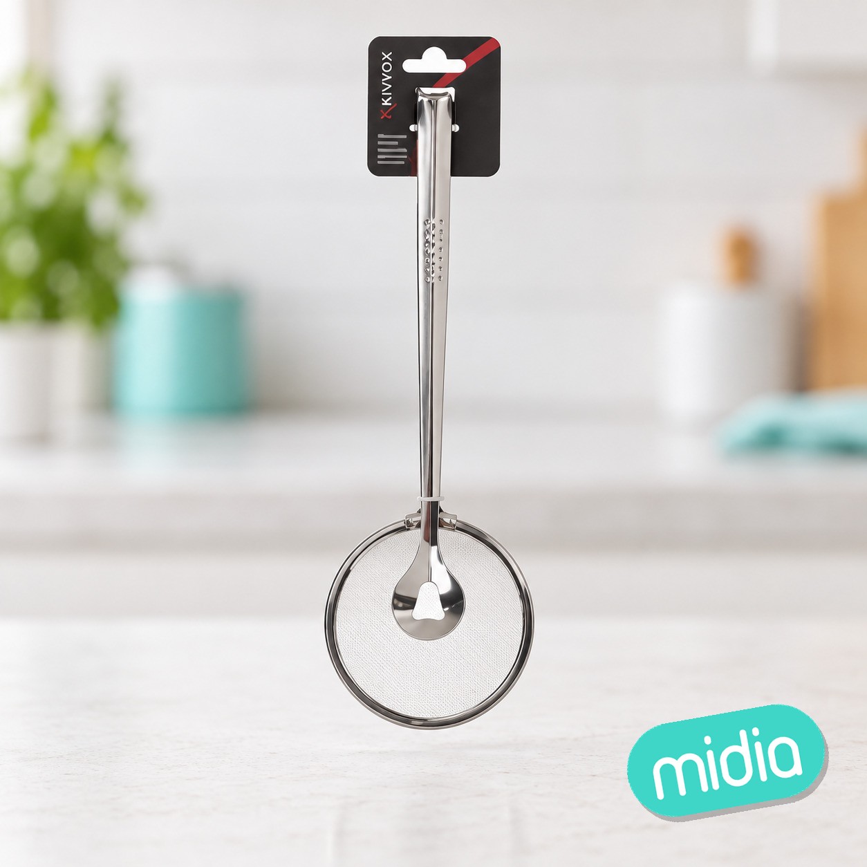 Pinza acero rejilla fritura