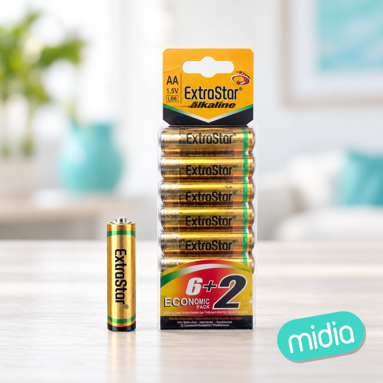 Pilas (extrastar) alca lr6 1.5v blis 8 p
