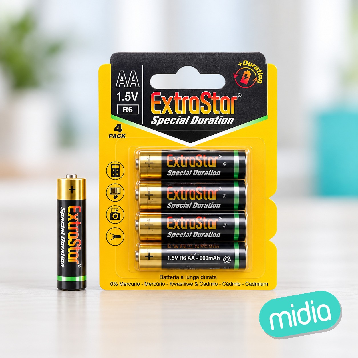 Pilas extra r6 aa