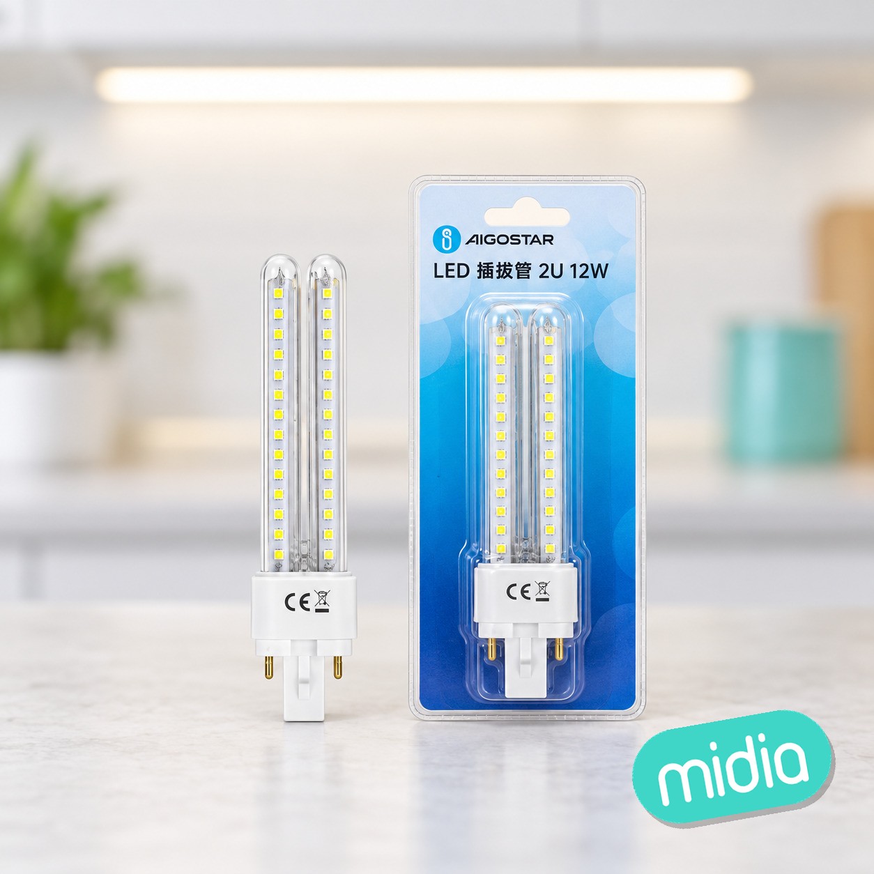 Tubo led plc 2u 12w
