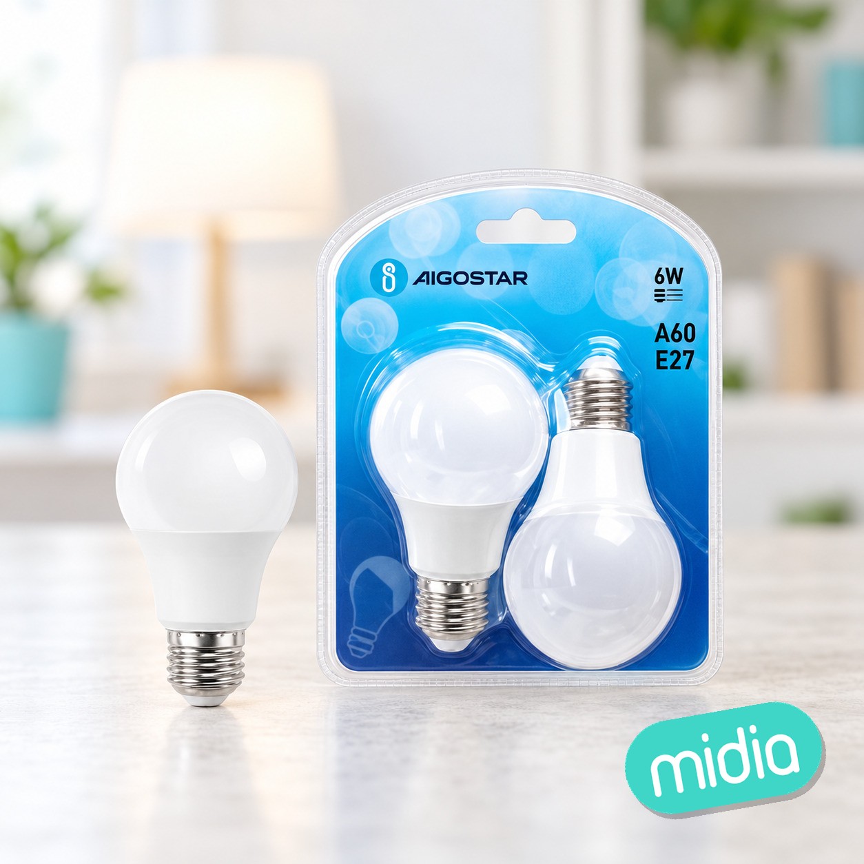 Bombilla LED A60-E27-6W-6500K-5101m-2 un
