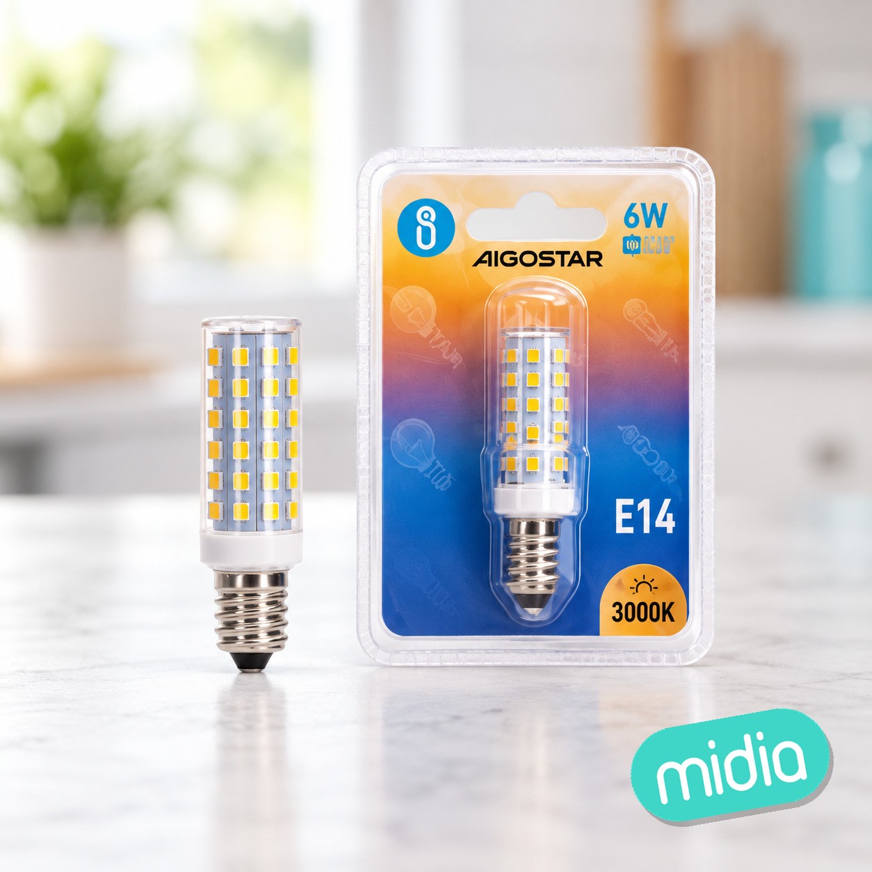 Lámpara LED E14 6W