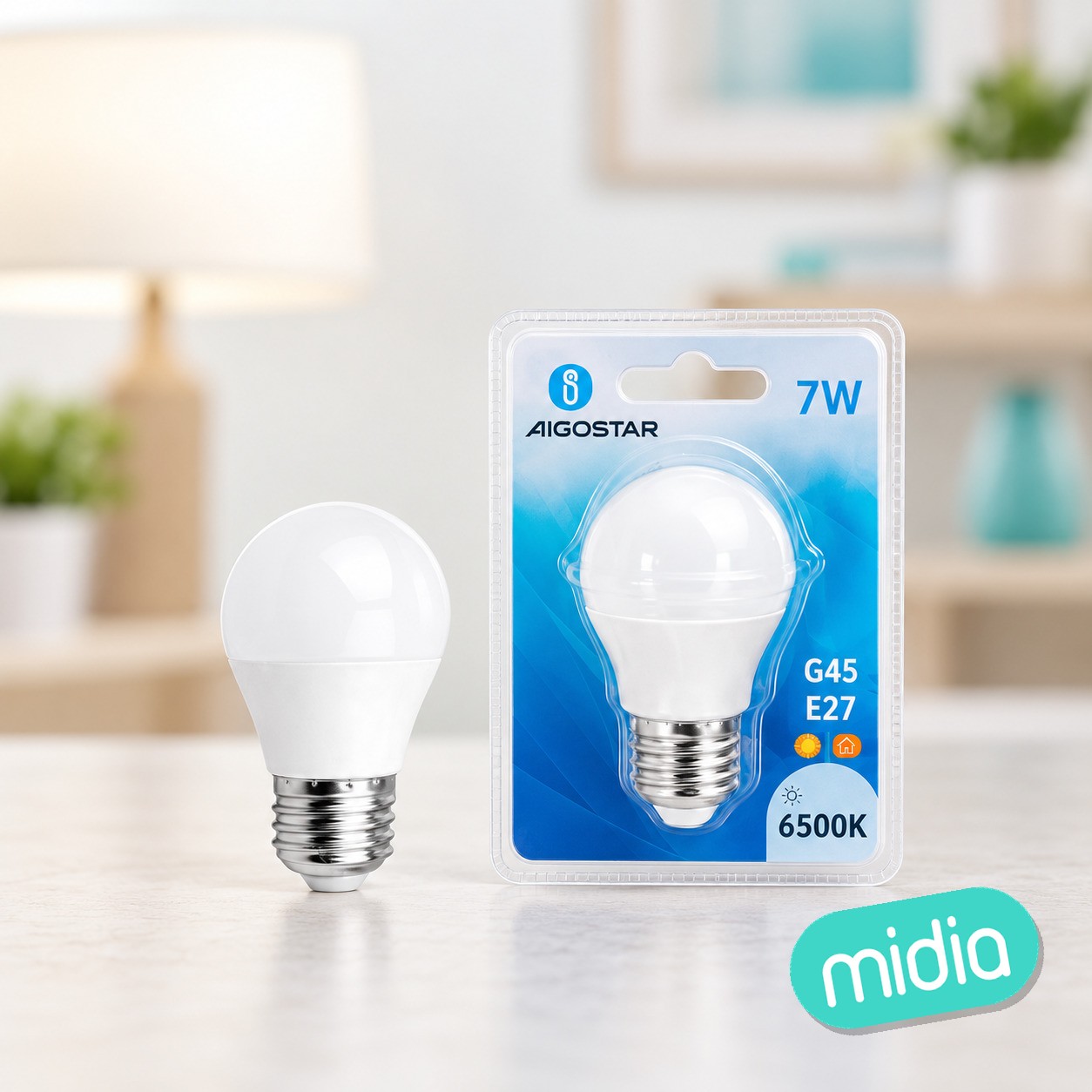Bombilla LED G45-E27-7W-6500K-620lm