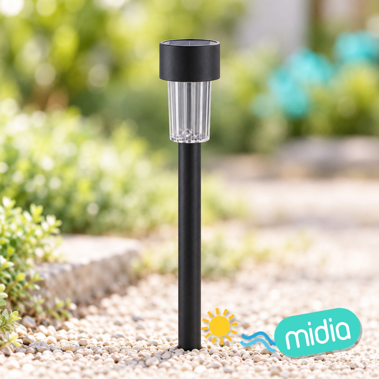 Luz solar LED para cesped-6500K-plástico-IP44