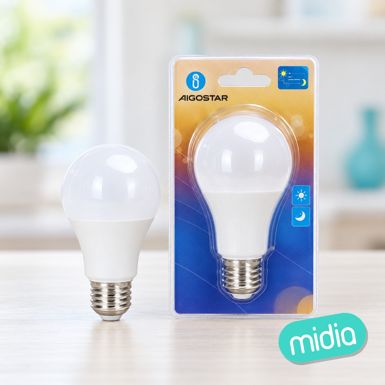 Bombilla LED fotosensitiva inducida A60 E27 15W 3000K