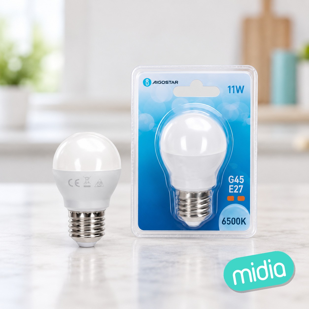 Bombilla LED G45 11W 6500K 1060lm E27