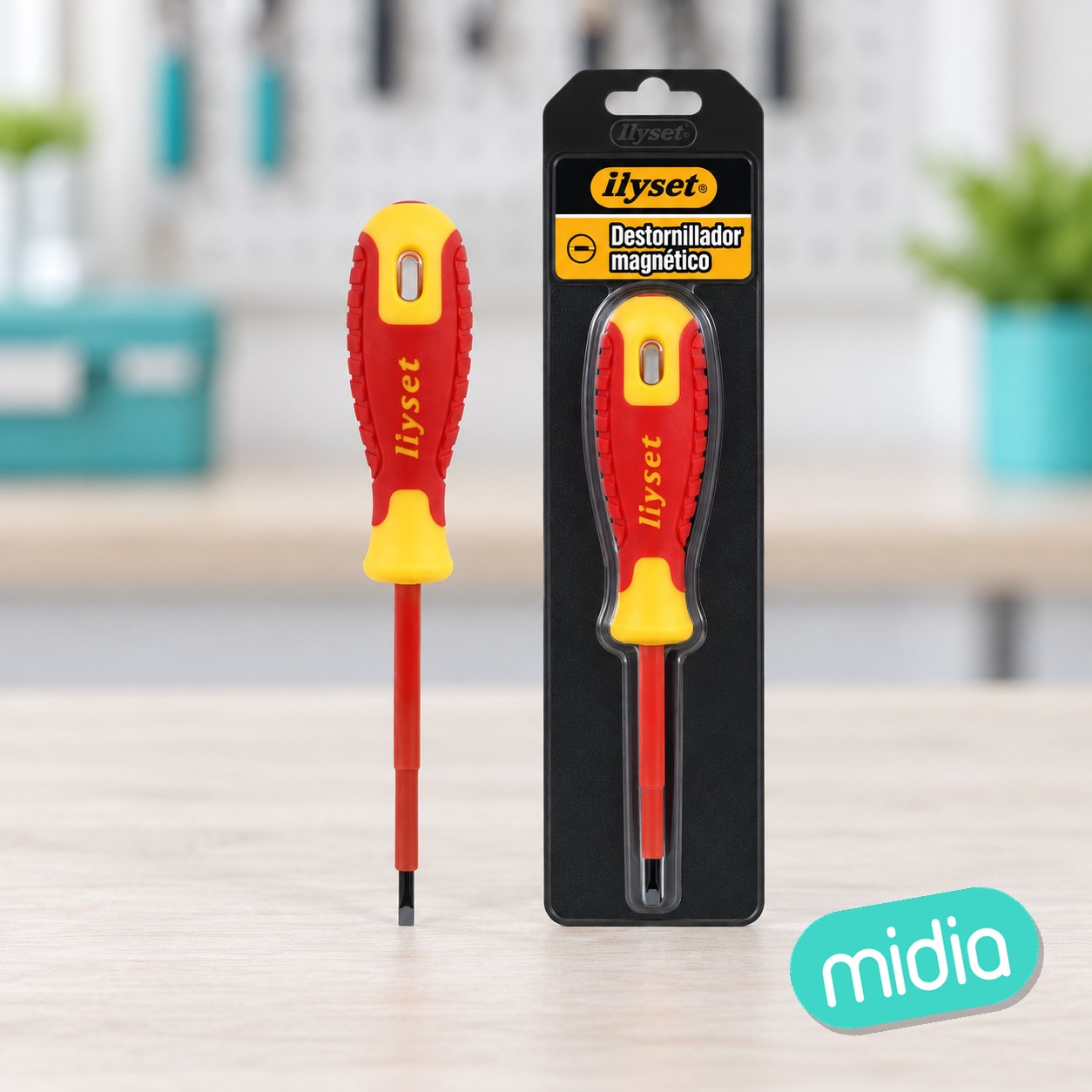 Destornillador magnetico plano vde8.0*1.6*175mm