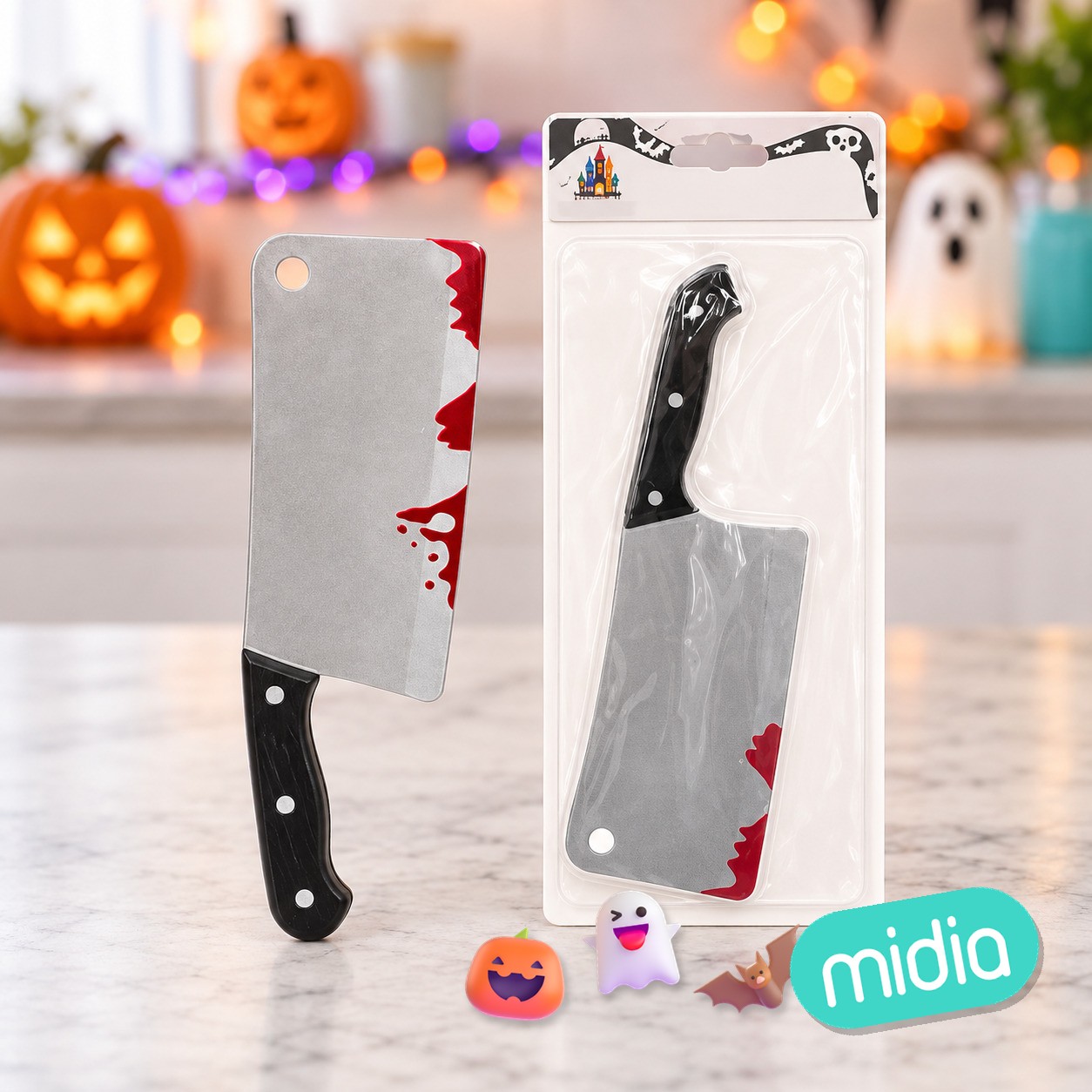 Cuchillo carnicero simil acero
