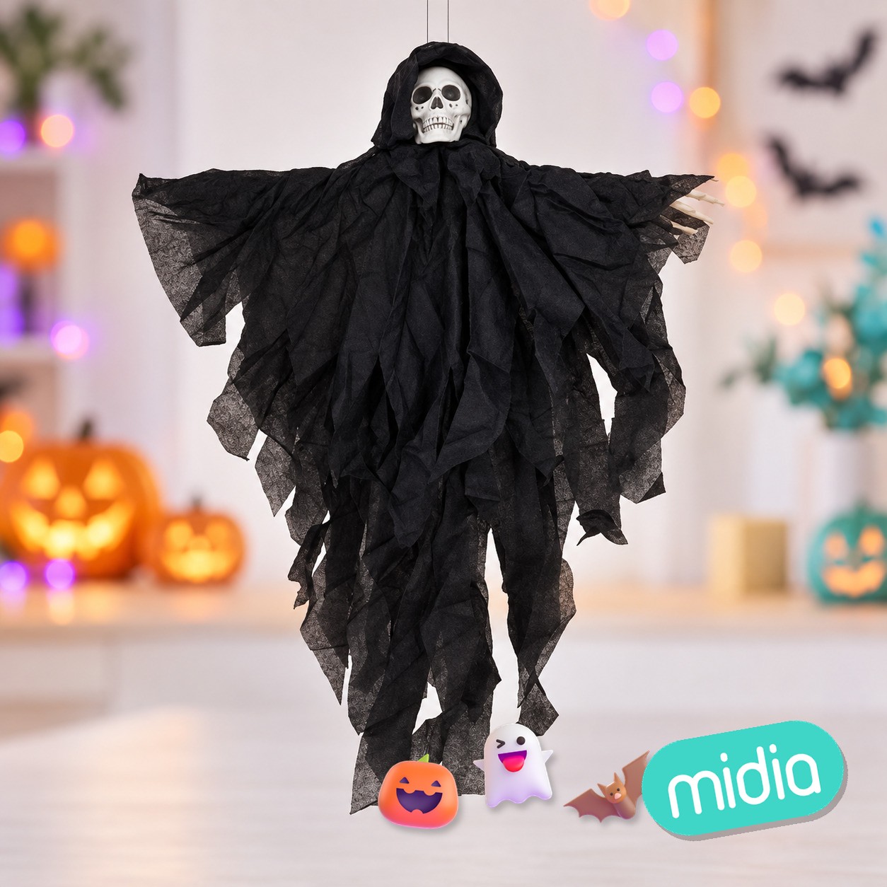 Muerte capucha neg 75cm