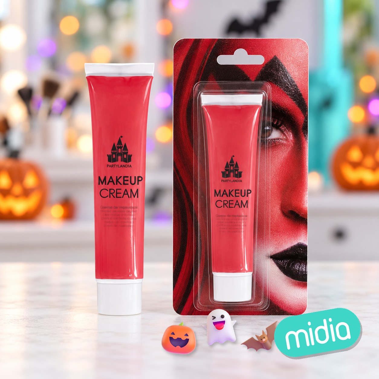 Makeup cream rojo