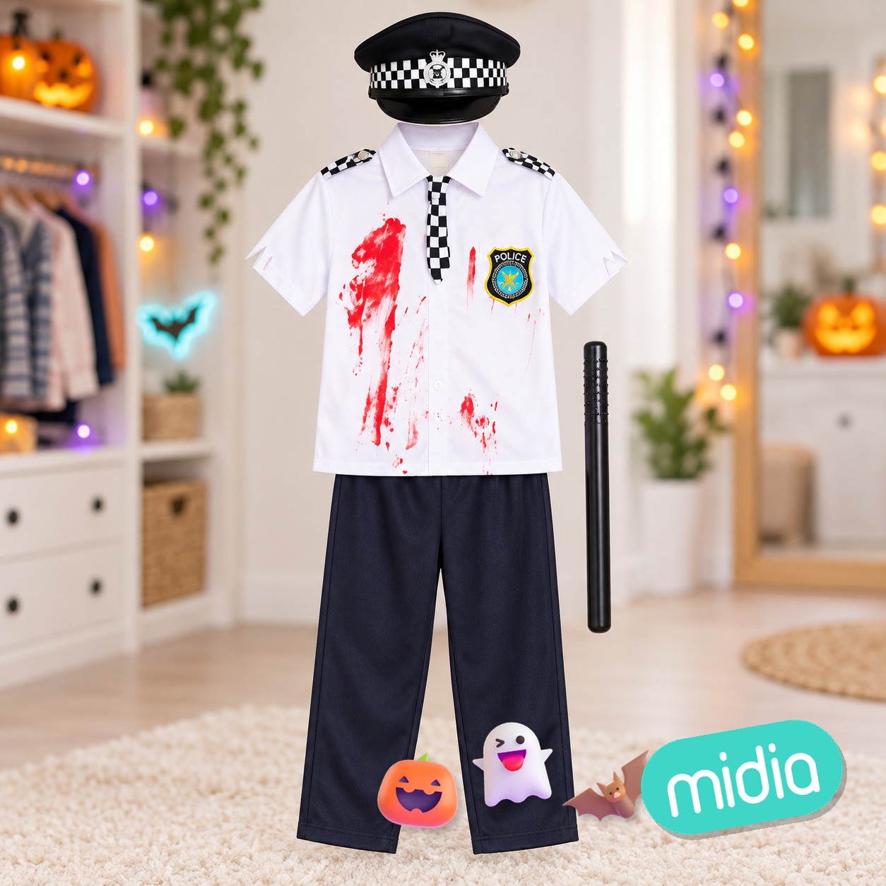 Policia niño zombie 10/12
