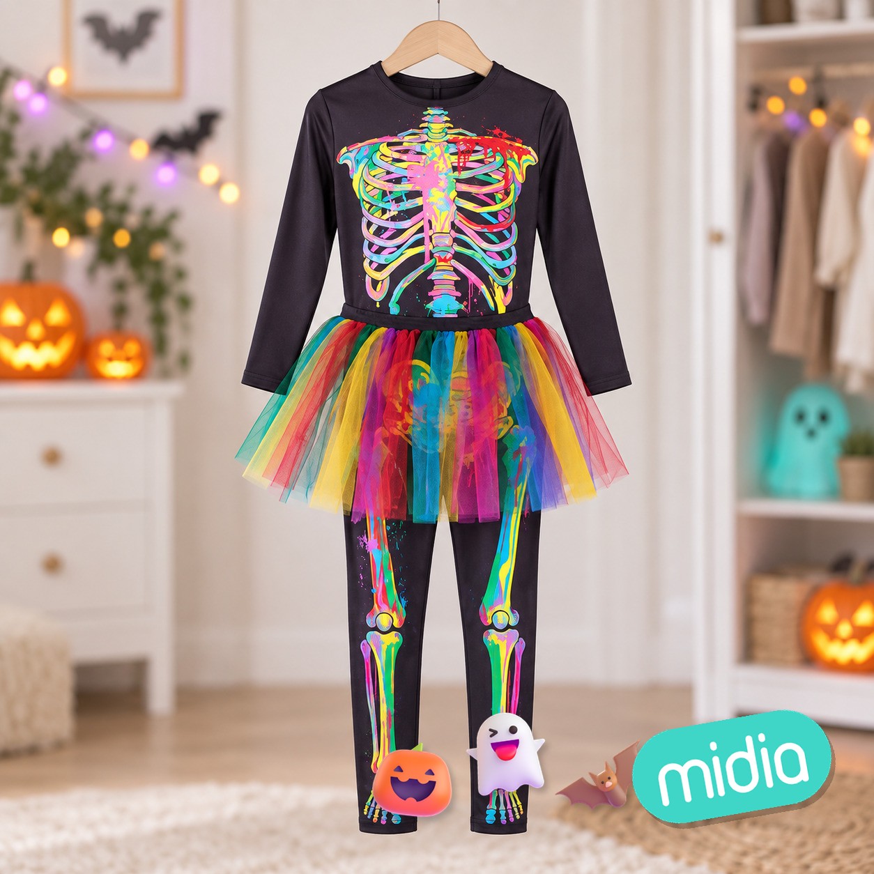 Neon skeleton 5-6