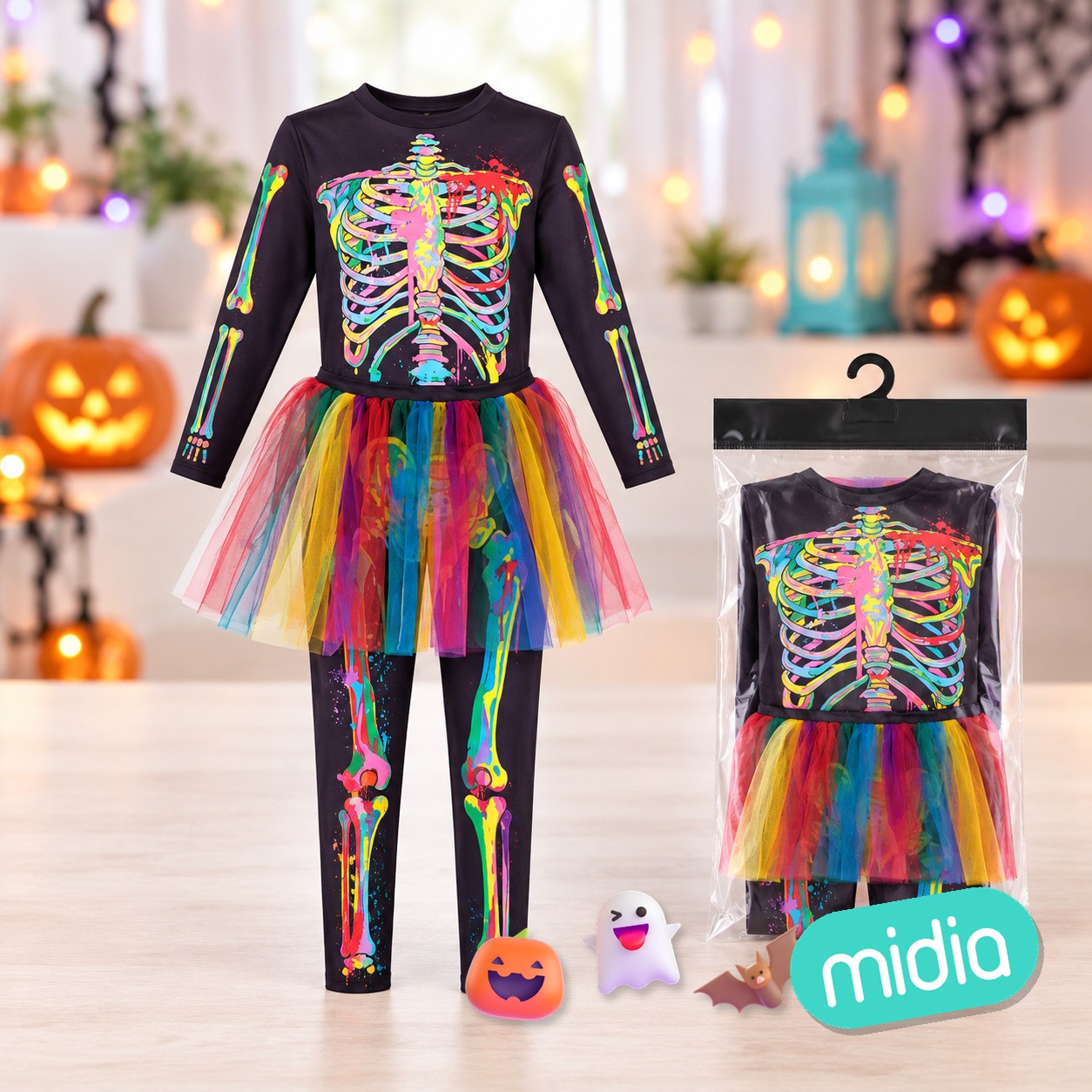 Neon skeleton 7-9