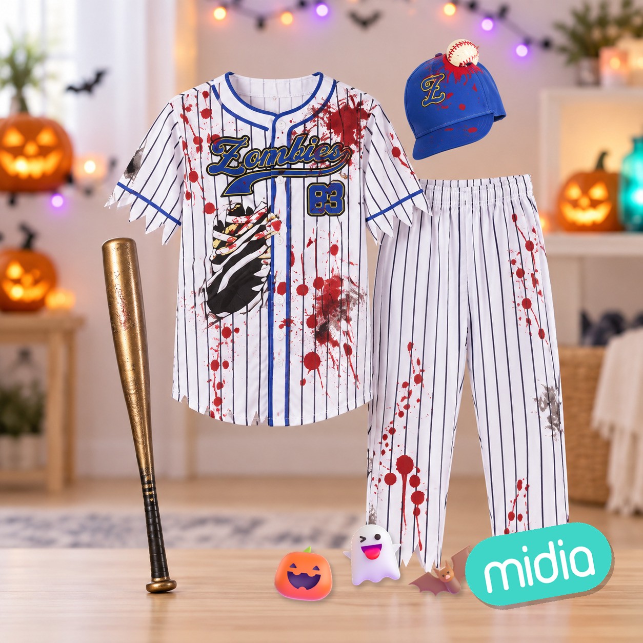Jugador beisbol zombie m