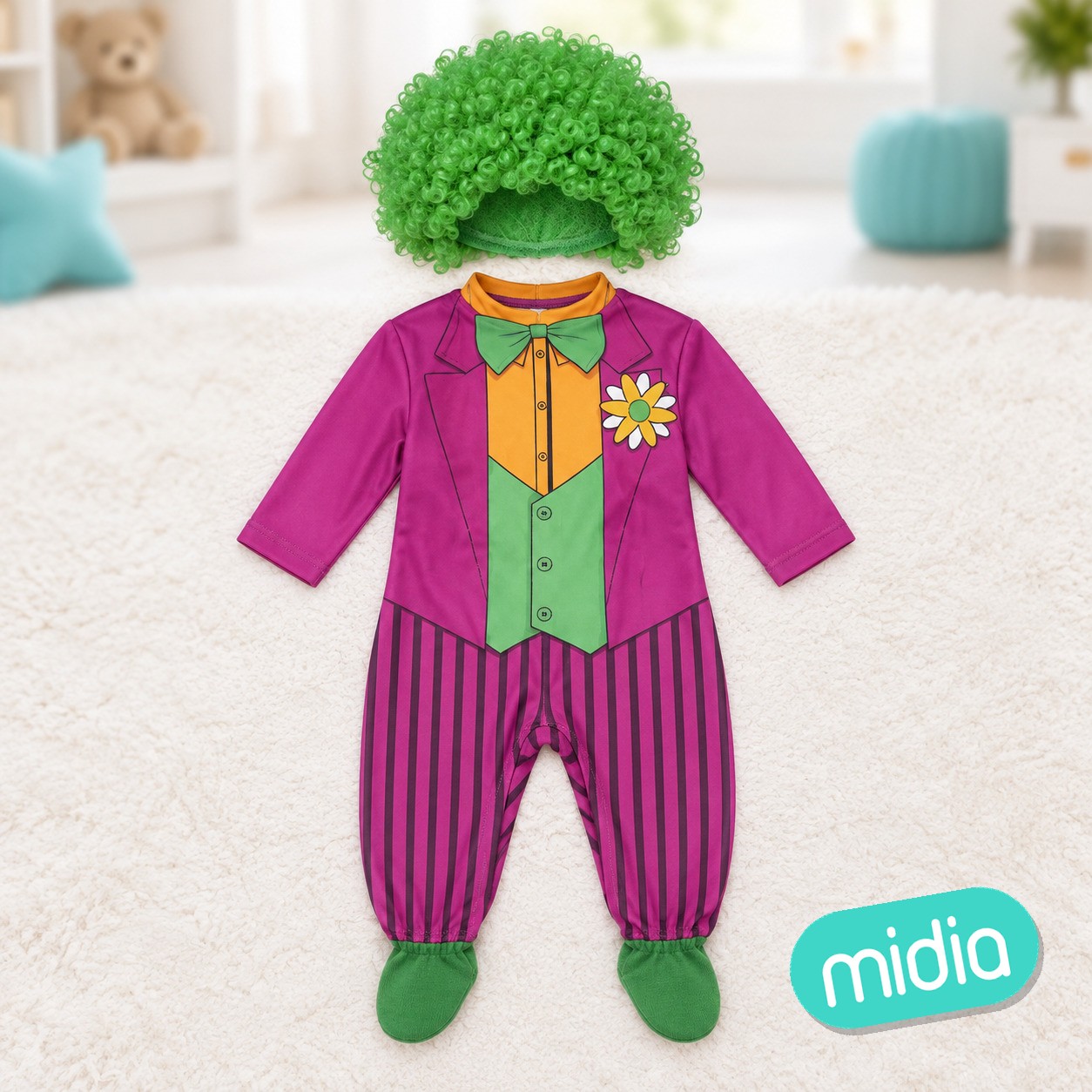 Baby mad clown morado 6-12m