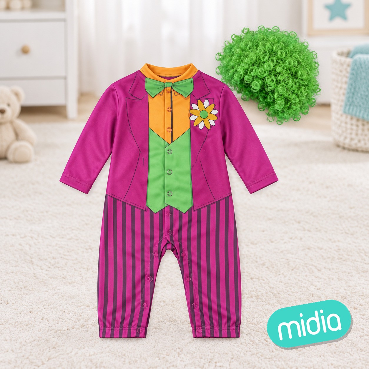 Baby mad clown morado 12-18m