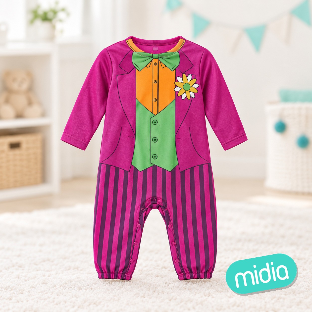 Baby mad clown morado 18-24m