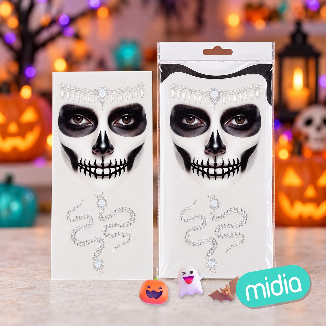 Sticker fashion gem serpiente egipcia