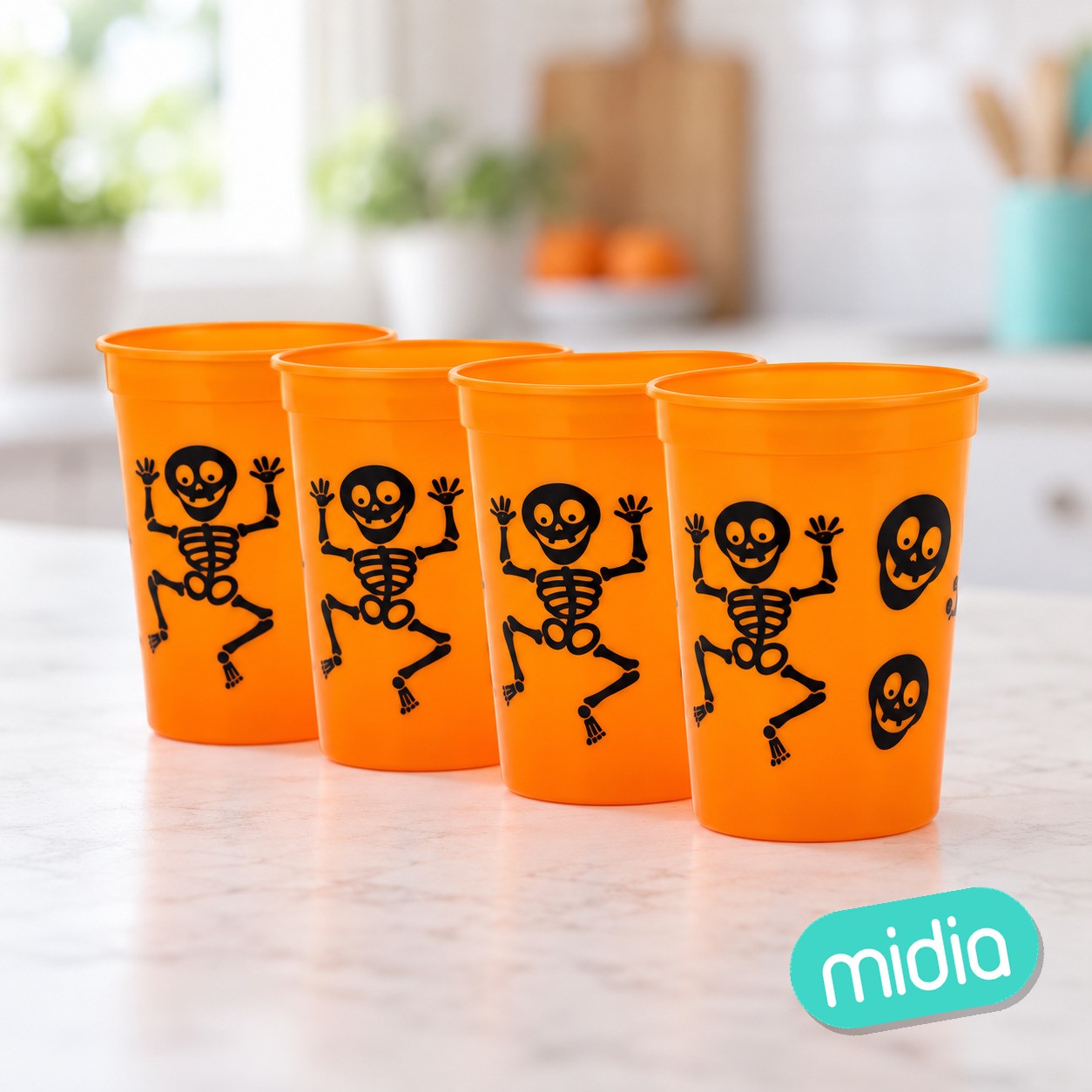 Vasos plastico hlw 4pc nar