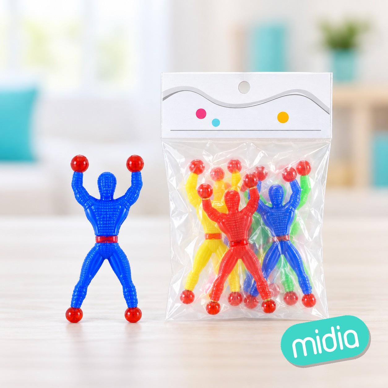 Pack pinata escaladores pegajosos 5pc