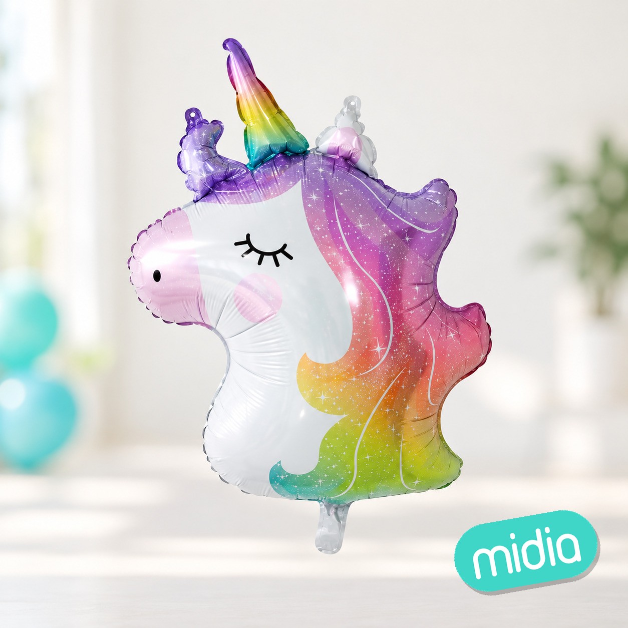Globo foil unicornio laser 54.5*75cm