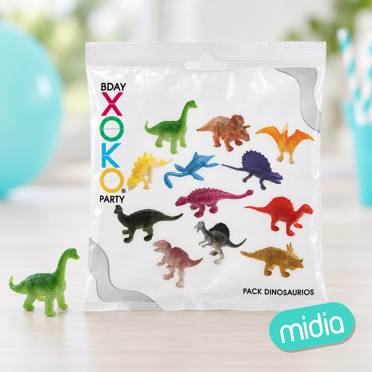 Pack pinata dinosaurios 6pc