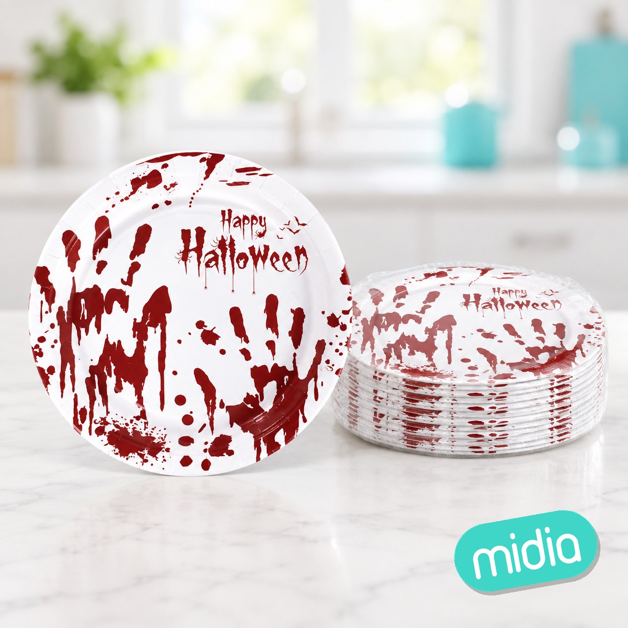 Plato 23cm hlw sangre 6pc