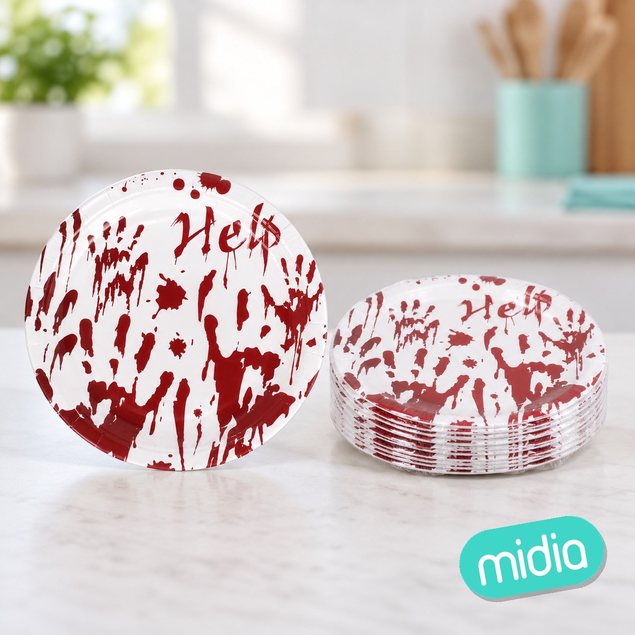 Plato 18cm hlw sangre 6pc