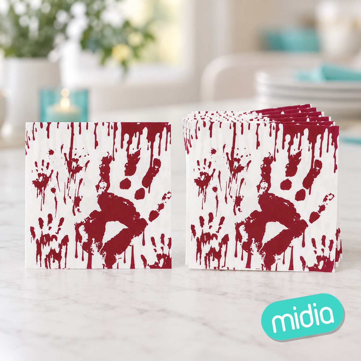 Servilleta hlw sangre 12pc