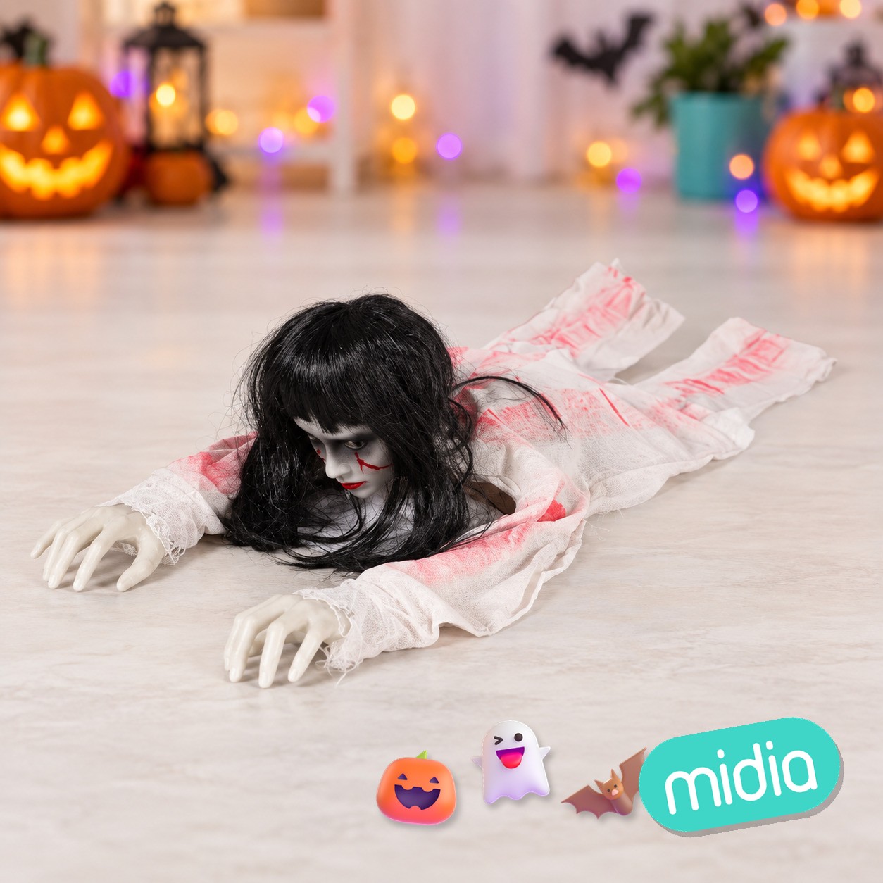 Halloween doll arrastre 100*20cm