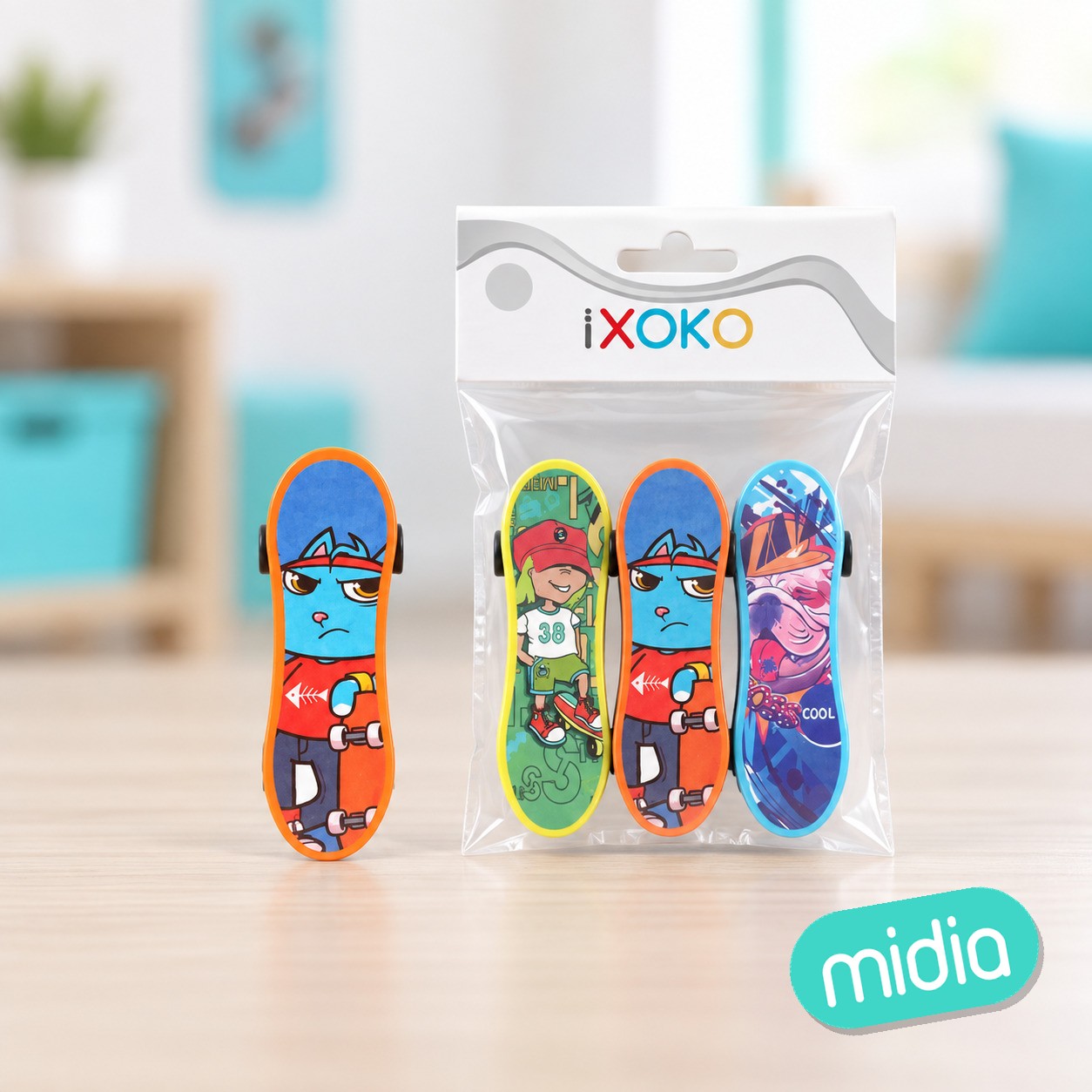 Pack mini monopatines retroceso 3pcs