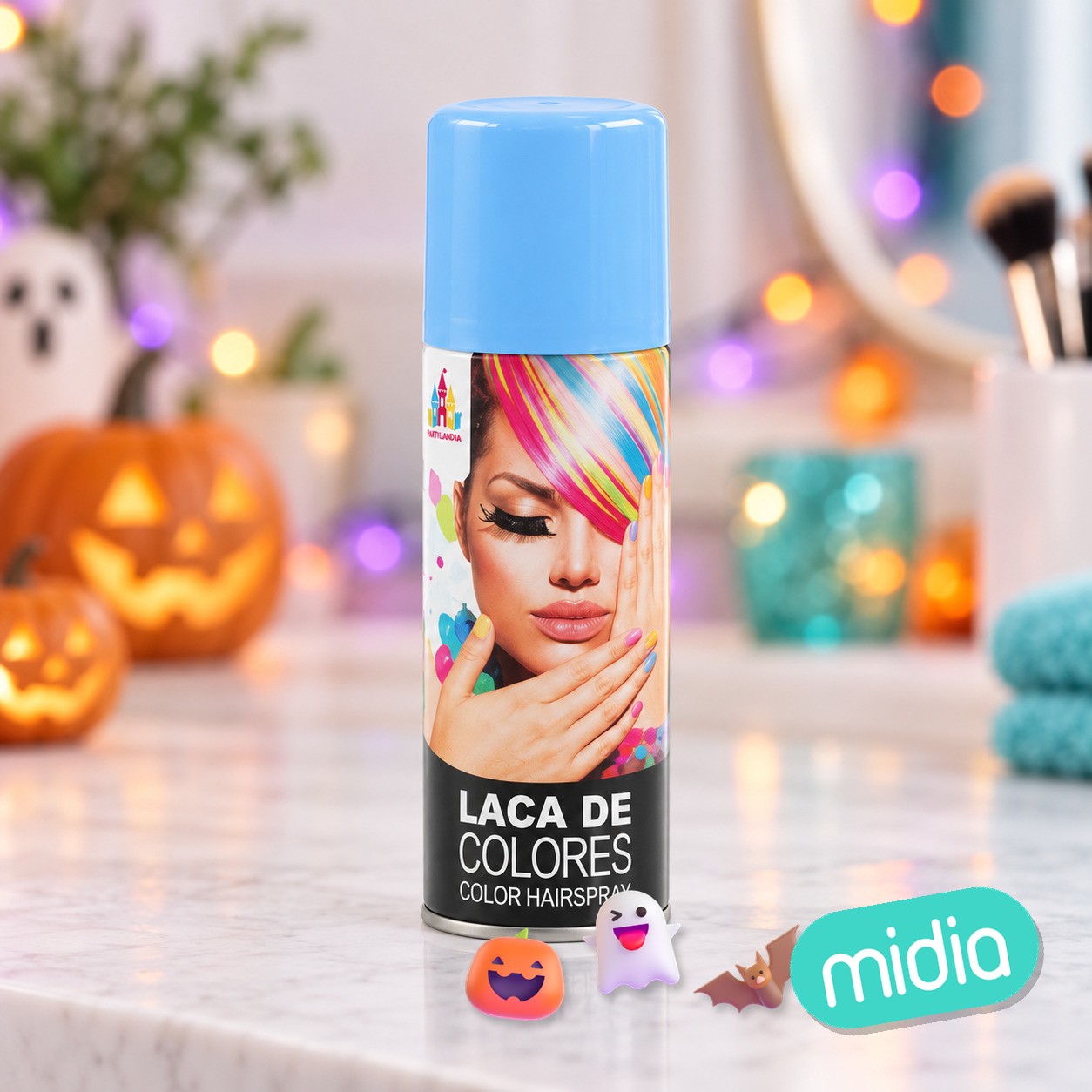 Laca Color Azul Claro 125 ml.