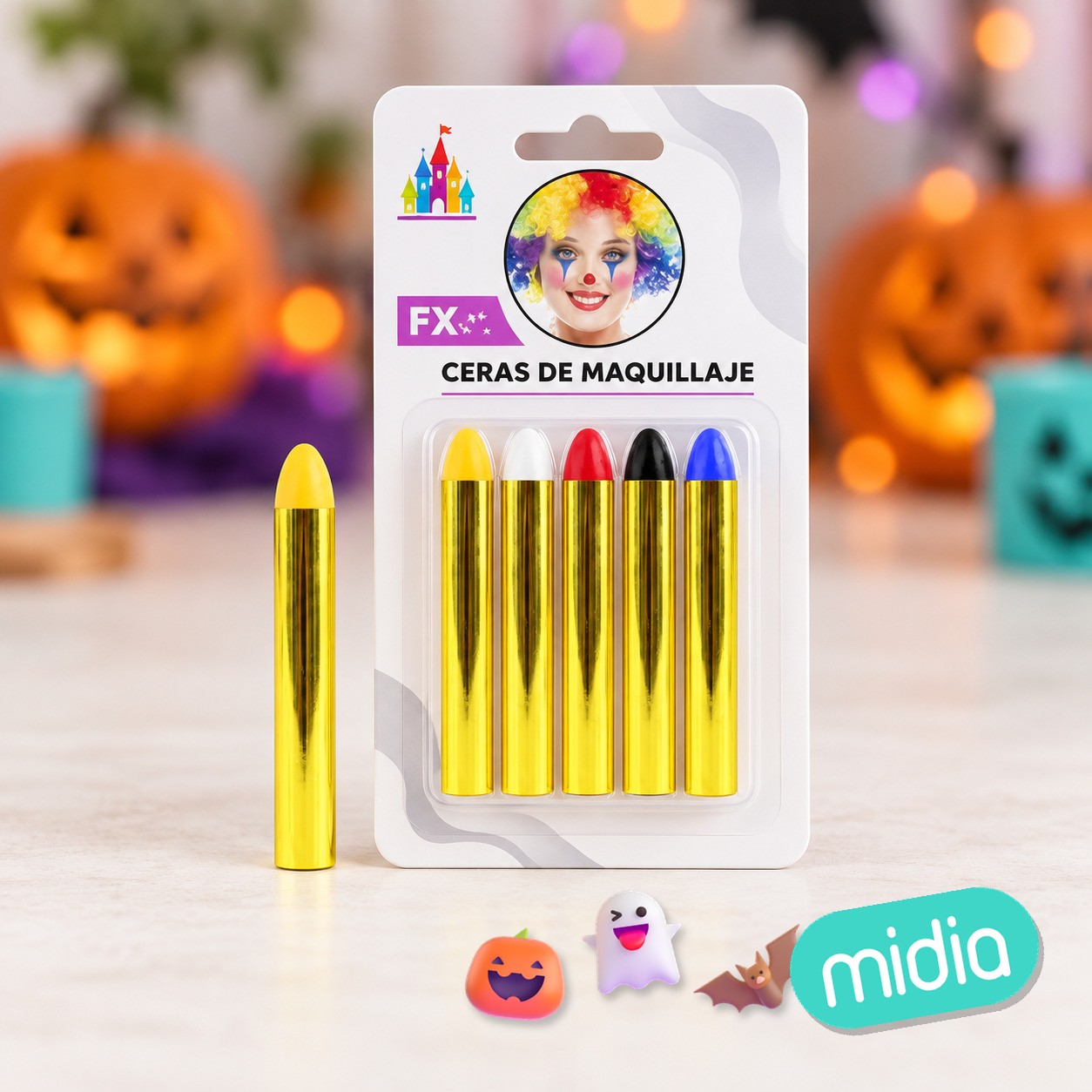 Pack 5 ceras carnaval
