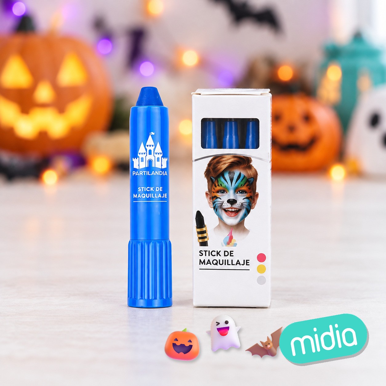 Face stick azul oscuro