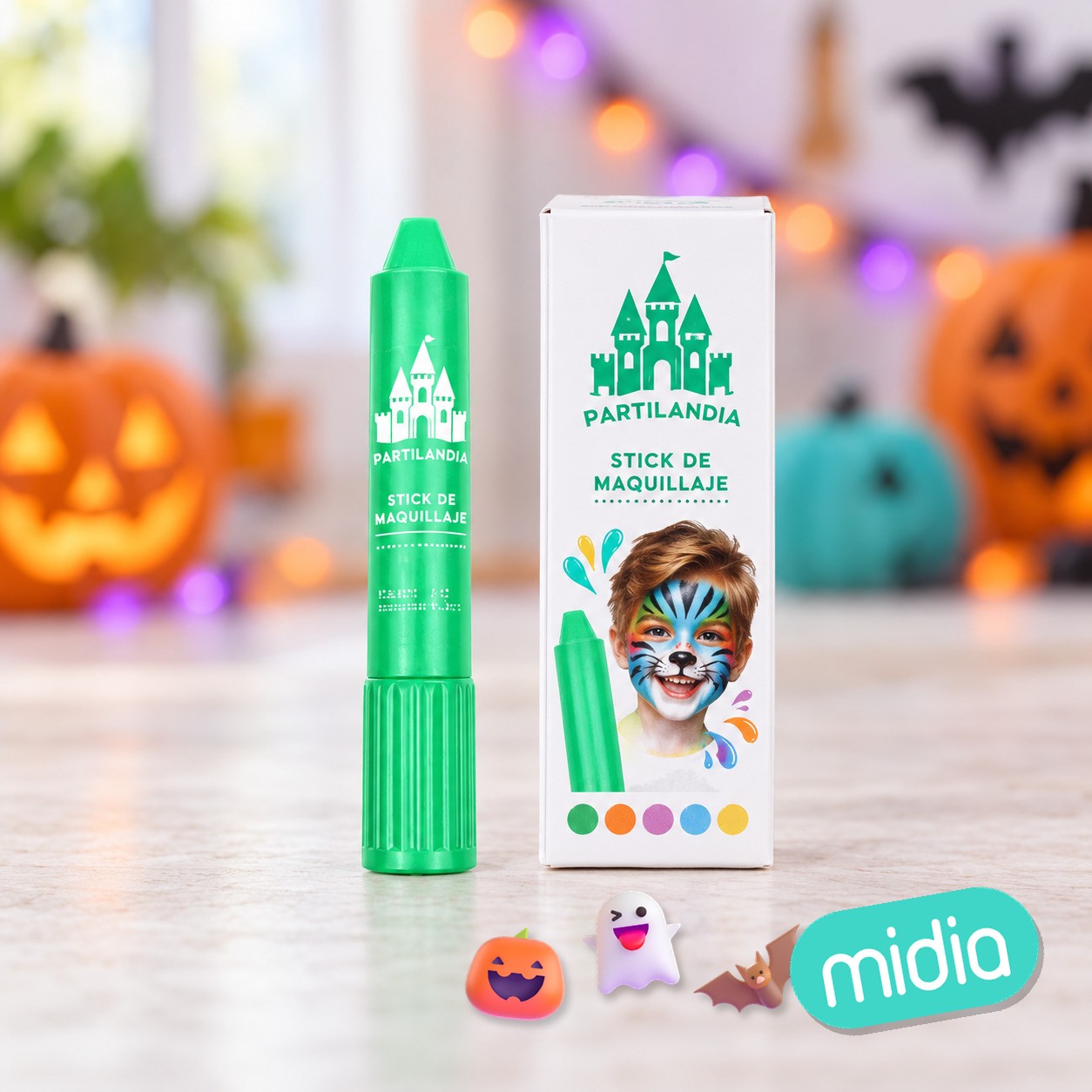 Face stick verde claro